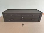 Kennedy Mc-28 2 Drawer Machinist Riser Toolbox Middle Chest With Keys. Fixed Price $180.00.