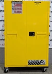 Justrite Sc29884y High Security Flammable Safety Cabinet W/dolly. Fixed Price $1385.00.