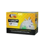 Berry Plastics Ruffies Pro 13 Gal. Tall Kitchen Bags Wing Ties 120 Pk. Fixed Price $30.69.