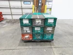 Orbis Nso2415-11 Stackable Plastic Tote Container Bin 24x15x11" Mixed Lot Of 18. Fixed Price $227.99.