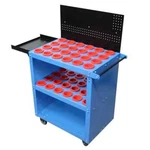 Hsk 100a, 100c, Floor Model With Peg Board, Cnc Tool Cart. Fixed Price $850.00.