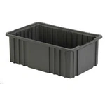 Lewisbins Divider Box 16-1/2" X 10-7/8" 6" Gray Lot Of 4. Fixed Price $63.80.