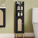 Hzuaneri Bathroom Storage Cabinet, Small Corner Floor Cabinet With Door And S.... Fixed Price $55.68.