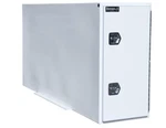 Buyers #bp964824w, 48x24x96" Flat Floor White Steel Backpack Toolbox. Fixed Price $3759.95.