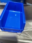 1 Akro-mils / Akro Bins Blue Plastic Stackable Bin 7 X 4 3 Part No. 30-220(dr). Fixed Price $12.99.