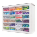 Iris Usa Plastic Drawer Storage Organizer, 24-drawer Teacher 24 Drawer, White. Fixed Price $57.11.