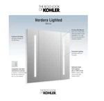 Kohler K-99572-tlc-na Verdera 34 X 33 Led Lighted Bathroom Wall Mirror Frame. Fixed Price $999.99.
