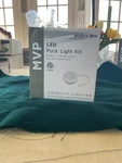 Under Cabinet Lighting Mvp-1-30-wh-b 2700 4.3w Led Puck Light - Whit. Fixed Price $25.00.