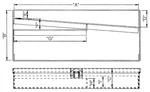 Wright Tool W411, Box, Metal, Red 10-5/8" X 3-3/4" 2"to Dwg B-2041. Fixed Price $43.80.