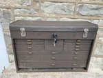 Kennedy Kits 11-drawer Vintage Machinist Tool Cabinet Chest Box 52611 27x18x8.5. Fixed Price $139.95.