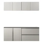 Klair Living Nova Series 5-piece Engineered Wood Garage Cabinet Set In Gray. Fixed Price $1016.07.
