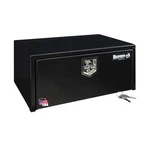 Buyers Prod 1703303 Black Steel Underbody Truck Box With Lockable T-handle. Fixed Price $366.82.