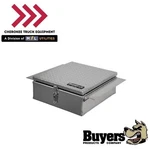 Buyers Products 1705384, 9x24x22" Diamond Tread Aluminum In-frame Truck Tool Box. Fixed Price $602.95.