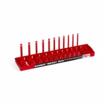 Hansen Global 1401 1/4" Dr. Sae Socket Organizer Red. Fixed Price $14.24.
