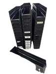 Lot Of 40 Quantum Storage Systems Qsb100 Shelf Bin,black Polypropylene,. Fixed Price $141.00.