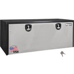 Buyers Product 18x18x60" Black Steel Truck Box W/ Stainless Door. Fixed Price $864.50.