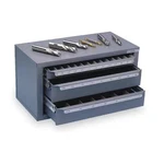 Huot 13350 End Mill Dispenser, Original, Holds 1/8-1. Fixed Price $149.99.