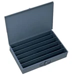 Durham 125-95-ind Gray Steel Large Horizontal Box, 18"x3" Hx12", 6 Compartment. Fixed Price $46.21.