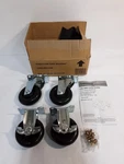 Husky Htc1000005 4" Caster Wheel Kit Heavy Duty Welded Steel Garage Base Cabinet. Fixed Price $34.95.