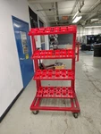 Lista Cat 50 Mobile Tool Rack. 48 Holder Capacity Very Sturdy!. Fixed Price $600.00.