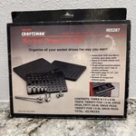 Sears Craftsman Toolbox Cabinet Sae/metric Socket Organizer Tray Set 965287 New. Fixed Price $29.98.