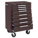 Kennedy 27" 8-drawer Roller Cabinet W/ Ball Bearing Slides - Brown. Fixed Price $1425.23.