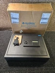 Global Industrial 249329 Wall-mount Laptop Security Cabinet, Charcoal. Fixed Price $146.99.