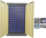 60 Drawers Bolt And Nut Storage Cabinet - Hardware Craft Organizer With Door. Fixed Price $368.20.