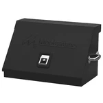 Montezuma Sm200b Triangle Top Chest, Black, Steel, 23-1/2 In W X 13-3/4 D. Fixed Price $459.99.