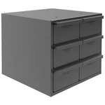 Durham Mfg 001-95 Bin Cab,6graydrwr,gray,10 7/8"h,graydrwr 1xhj6. Fixed Price $104.22.