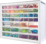 Iris Usa Screw Tool Organizer Small Parts Cabinet Chest, 44 Drawer, White. Fixed Price $55.76.