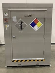 Securall B400 Outdoor Hazardous Material Storage Building 77 Gallon Sump 4 Drum. Fixed Price $1906.91.
