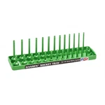 Hansen Global 1/4 Inch Metric 2 Row Regular/deep Socket Holder Tray - Green. Fixed Price $23.17.