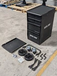 Metal Man Deluxe Welding Tool Box Storage Cabinet 4 Drawer Dwc1 Scratch N Dent. Fixed Price $233.75.