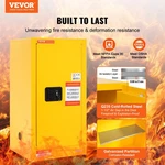 Vevor Flammable Cabinet , Galvanized Steel Safety Cabinet, Adjustable Shelf Flam. Fixed Price $294.80.