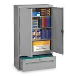 Tennsco Dwr6618mgy Lateral File Drawer Cabinet,3 Shelf,gray 1ymd2. Fixed Price $993.10.