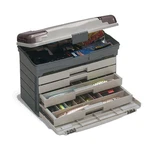 Plano Fishing Guide Series 4-drawer Tackle Box, Graphite/ Sandstone. Fixed Price $62.39.