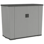 Suncast Backyard Oasis 130 Gallon Outdoor Storage Shed Basic Unit, Dove Gray. Fixed Price $254.99.