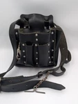 Klein Tools 5165 Leather Tool Pouch 10 Pocket + 5207l Belt Used Black. Fixed Price $65.00.