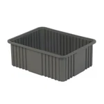 Box Of 4 Lewisbins+ Gray Polyethylene Divider Boxes Ndc3080-gray, New S4. Fixed Price $100.00.