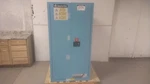 Justrite 896022 60 Gal Storage Capacity Blue Steel Corrosives Safety Cabinet. Fixed Price $1299.99.