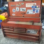 Vintage Snap On Tools Kra-58b Toolbox 8 Drawer Top Box Side Handles Early. Fixed Price $179.99.