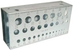 Metal Drill Index Stand 29 Pieces 1/16" - 1/2" Fractional Holder Usa Huot. Fixed Price $15.48.