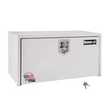 Buyers Product 18x18x24" White Steel Underbody Truck Box. Fixed Price $360.47.