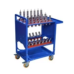 Bt40 Blue Classic Mobile Cnc Tool Storage Cart, Cat40 Holder Keeper .... Fixed Price $204.99.