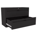 Tennsco Lpl4224l20 Black 42 In W 2 Drawer Lateral File Cabinet,. Fixed Price $820.99.