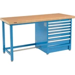 Global Industrial 72"w X 30"d Modular Workbench With 7 Drawers Shop Top Safety. Fixed Price $2075.44.