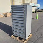 Z Lyon Modular Drawer Cabinet Grey 30"x28"x60". Fixed Price $1456.00.