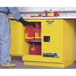 Justrite 892320 Hazardous Material Storage Cabinet, 22 Gal, 1 Shelves, Steel,. Fixed Price $1633.51.