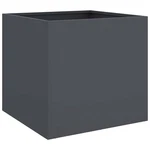 Vidaxl Anthracite Rectangular Cold-rolled Steel Planter - 16.5"x15.7"x15.4" For. Fixed Price $104.99.